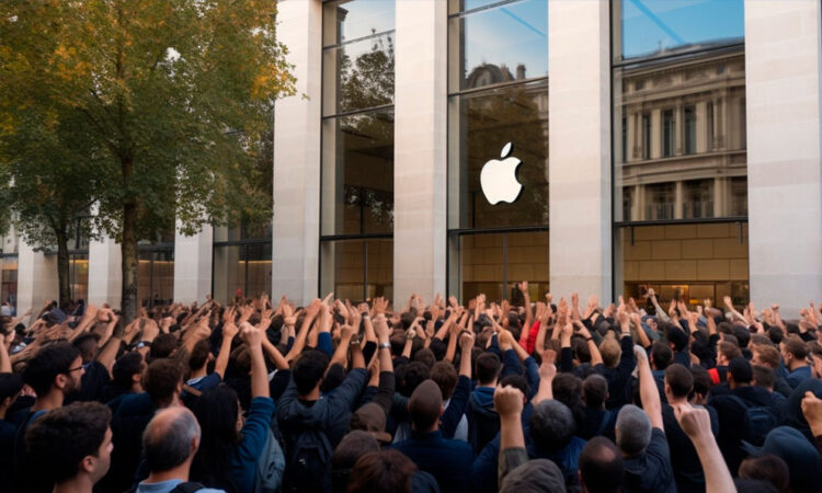 Apple Francia en huelga: empleados paralizan tiendas en lanzamiento del iPhone 15