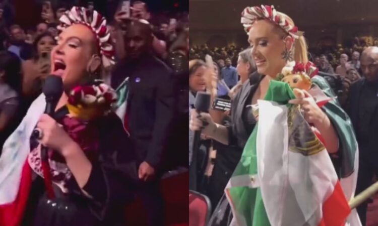 Adele se viste a la Mexicana en noche de Independencia