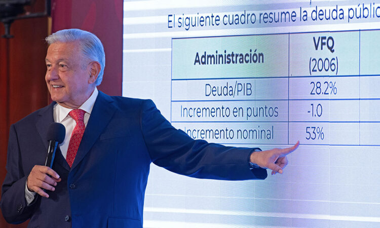 AMLO asegura: ‘No habrá crisis en 2024, ni endeudamiento’ a pesar de déficit récord
