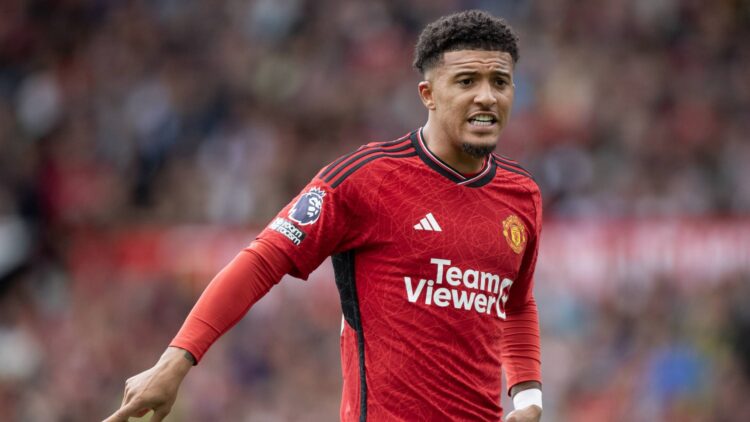 Jadon Sancho en la banca: Manchester united lo aparta por motivos disciplinarios