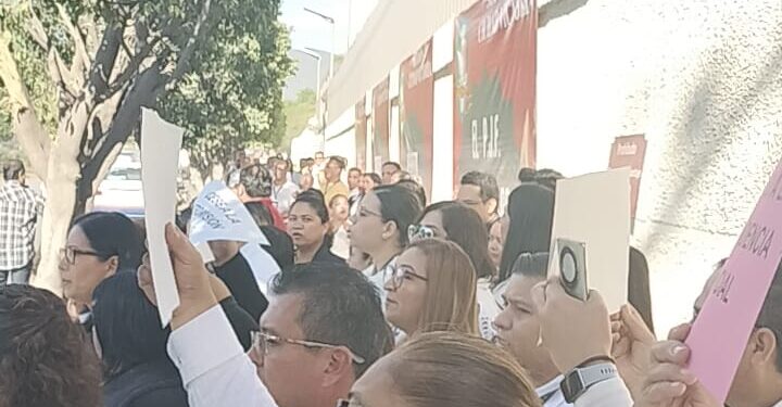 Protestan empleados del Poder Judicial en Victoria por eliminación de fideicomisos