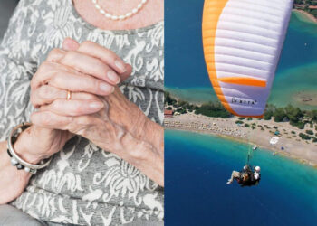 Murió abuelita de 104 que saltó de paracaídas para romper récord