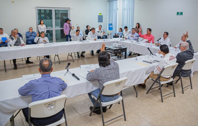 Preside alcalde Mario López reunión del Consejo de Junta de Aguas y Drenaje de Matamoros