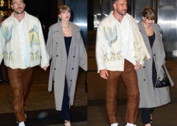 Taylor Swift y Travis Kelce hacen oficial su romance en fiesta en Nueva York