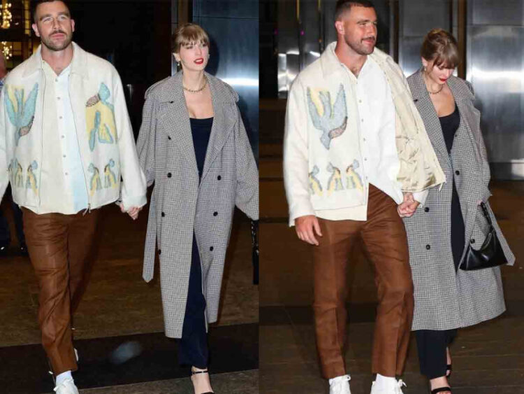 Taylor Swift y Travis Kelce hacen oficial su romance en fiesta en Nueva York