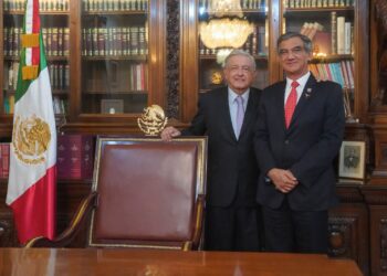 Se reúne el gobernador Américo Villarreal con el presidente López Obrador