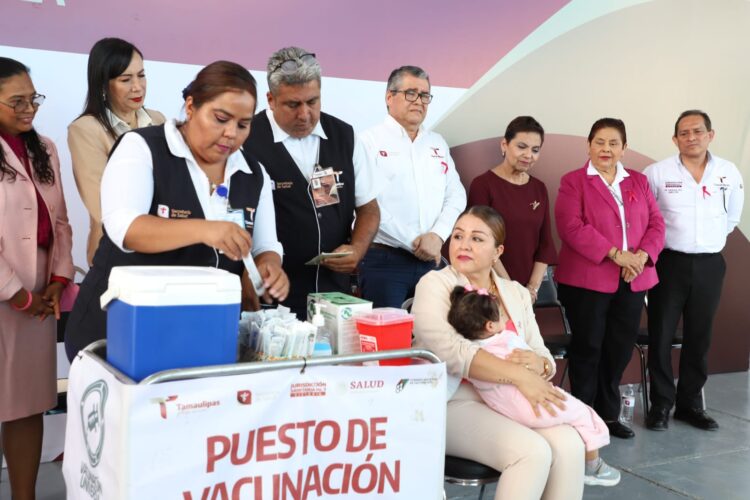 Arranca en Tamaulipas campaña de vacunación simultánea contra la influenza y Covid-19