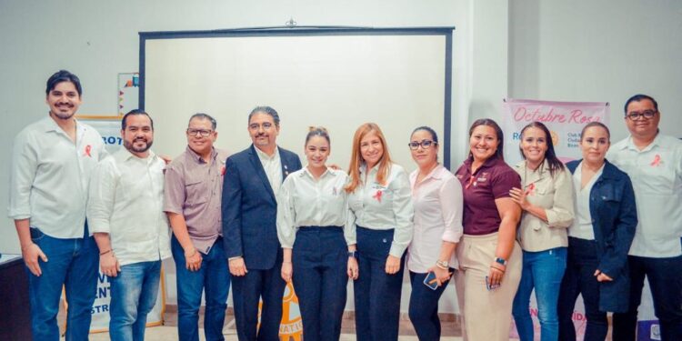 Participa Lucy de Gattás en jornada contra el Cáncer de Mama.