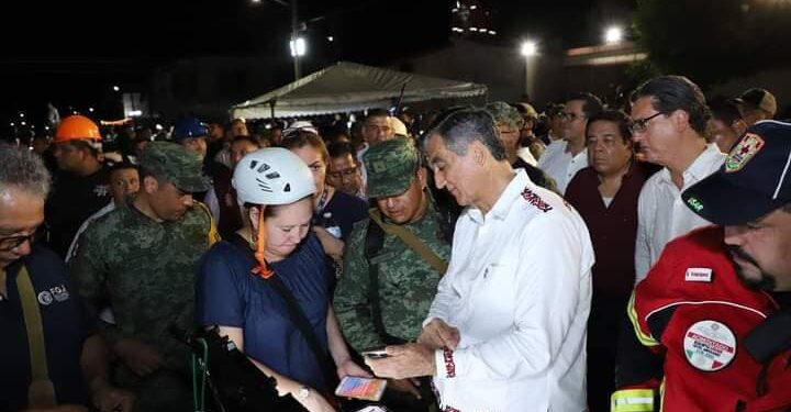 Suman diez muertos y 60 heridos en colapso de templo en Cd. Madero