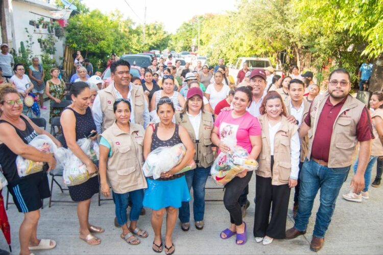Inicia SEBIEN quinta entrega de paquetes alimentarios en Tamaulipas