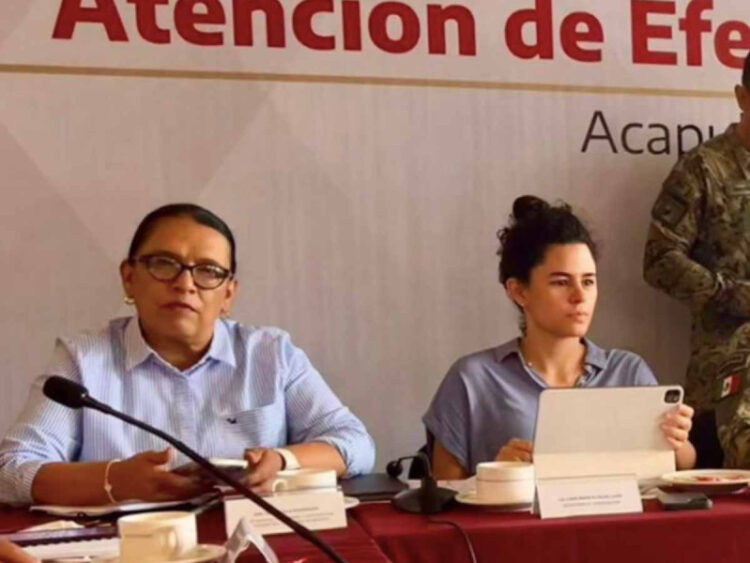 Guerrero tiene el apoyo del Gobierno federal, tras paso de Otis: Rosa Icela Rodríguez