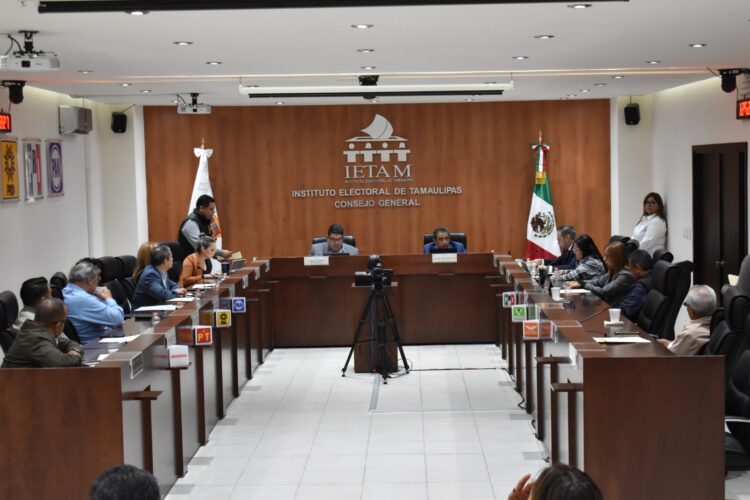 Celebra el Consejo General del IETAM sesión número 30 ordinaria mensual