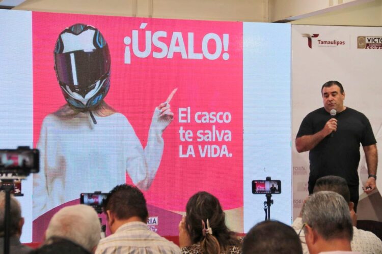 Refuerza Gobierno de Victoria medidas para prevenir accidentes en moto