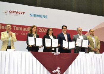 Firman convenio Gobierno del Estado y Siemens en materia de tecnología