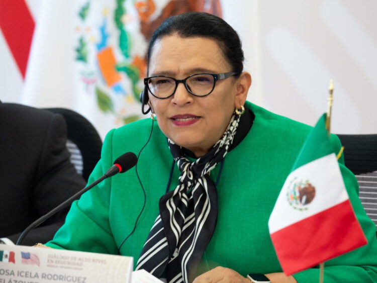 En México no se produce fentanilo según la Secretaria Rosa Icela Rodríguez