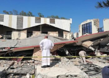 Niega PC retirar evidencia en derrumbe de iglesia