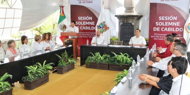 Conmemoran el 273 aniversario de la fundación de Cd. Victoria, Tamaulipas
