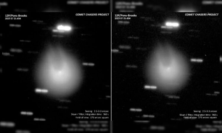 El ‘cometa diablo’ se acerca a la tierra y será visible en 2024