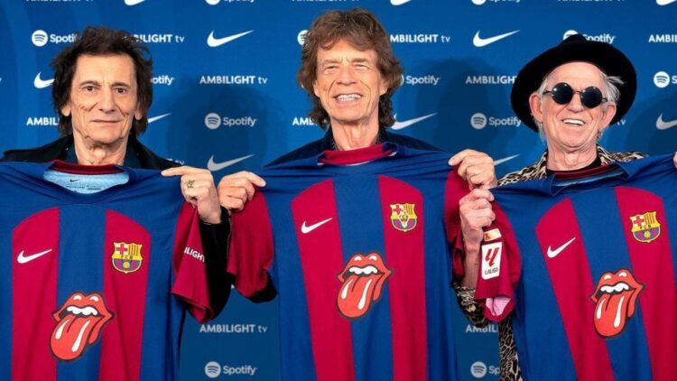 Barcelona colabora con Rolling Stones con playera para el Clásico