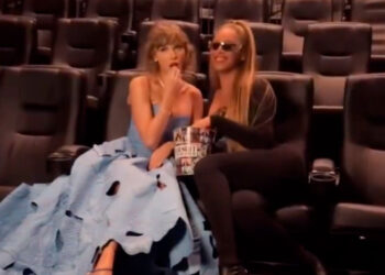 Beyoncé sorprende en el estreno de la película concierto de Taylor Swift