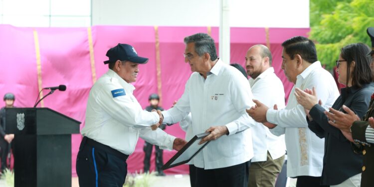 Reconoce Américo Villarreal labor de Guardia Estatal a un año de su creación