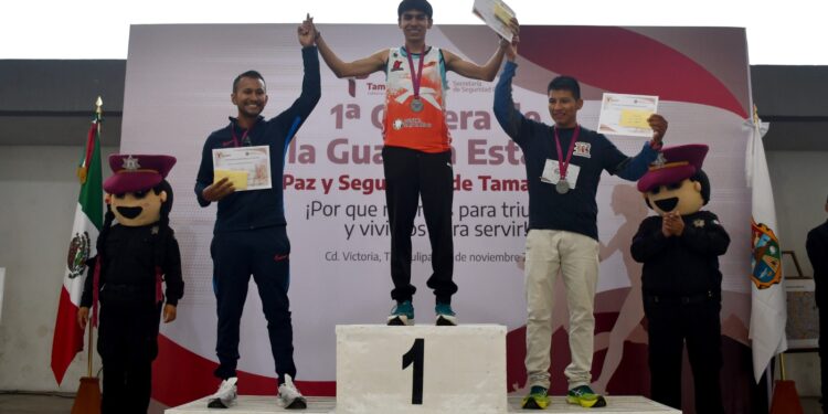Conmemora SSPT Primer Aniversario de la Guardia Estatal con carrera deportiva