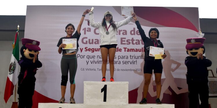 Conmemora SSPT Primer Aniversario de la Guardia Estatal con carrera deportiva