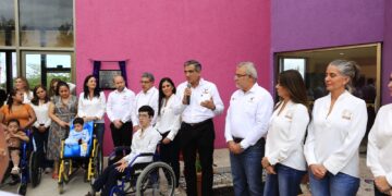 Inaugura Américo Villarreal obra en beneficio de niñas y niños del CRIT Altamira