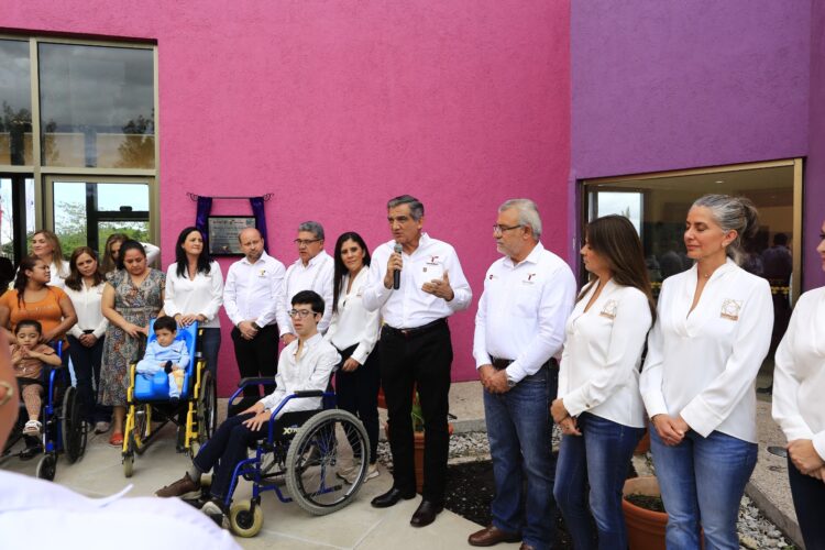 Inaugura Américo Villarreal obra en beneficio de niñas y niños del CRIT Altamira