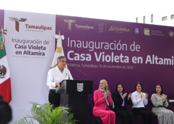 Abre Américo Villarreal en Altamira la segunda “Casa Violeta” que opera en Tamaulipas