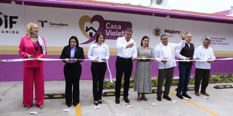 Abre Américo Villarreal en Altamira la segunda “Casa Violeta” que opera en Tamaulipas