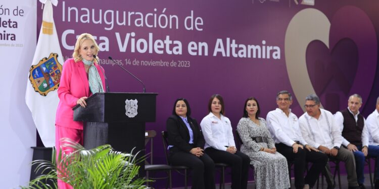 Abre Américo Villarreal en Altamira la segunda “Casa Violeta” que opera en Tamaulipas
