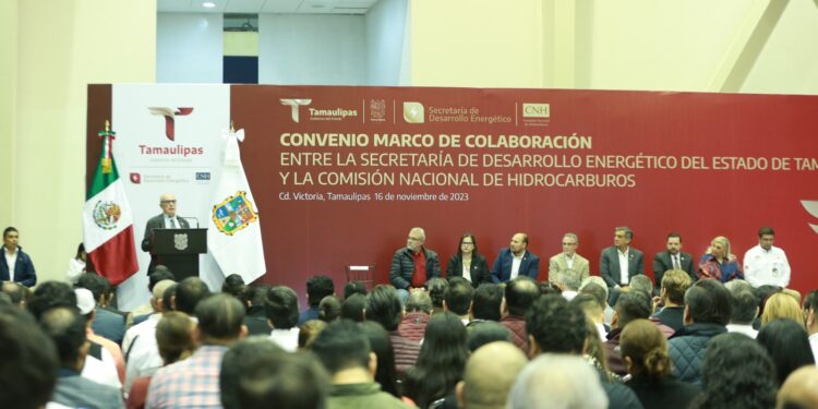 Acuerdan Tamaulipas y Comisión Nacional de Hidrocarburos impulsar desarrollo energético