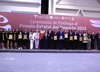 Entrega Américo Villarreal Premio Estatal del Deporte 2023 en Tamaulipas