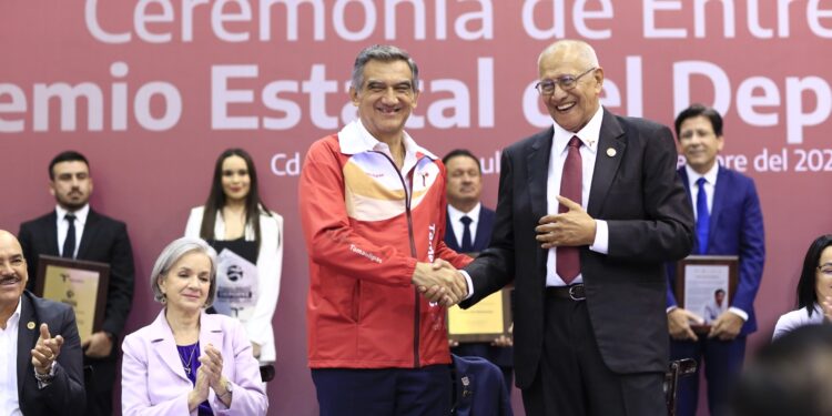 Entrega Américo Villarreal Premio Estatal del Deporte 2023 en Tamaulipas