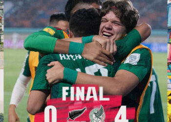 México golea 4-0 a Nueva Zelanda y asegura octavos de final del Mundial Sub-17