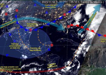 Alertan por frente frío número 1, traerá lluvias a Tamaulipas