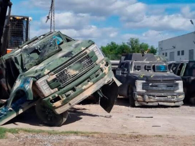 FGR y Sedena destruyen 20 ‘monstruos’ en  Reynosa, Tamaulipas