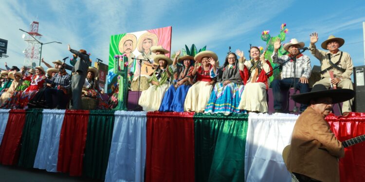 Preside Américo Villarreal desfile del 113 aniversario de la Revolución Mexicana en Tamaulipas