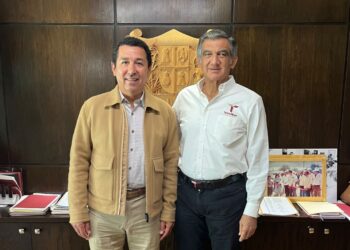 Sostienen Gobernador Américo Villarreal y Alcalde Mario López importante reunión de trabajo