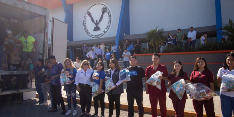 Envía la UAT apoyo alimentario a los damnificados de Acapulco, Guerrero