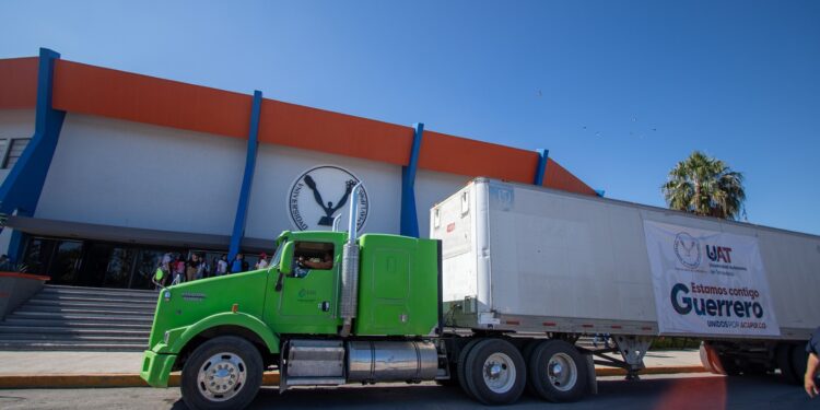 Envía la UAT apoyo alimentario a los damnificados de Acapulco, Guerrero