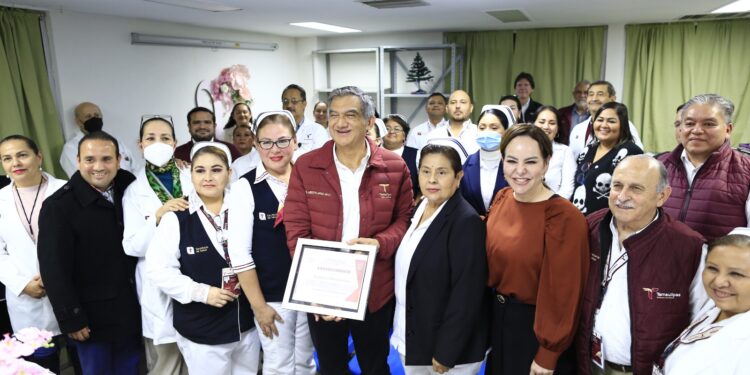 Inaugura Américo Villarreal Centro de Radiología y supervisa hospitales en Nuevo Laredo