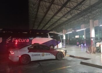Guardia Estatal redobla vigilancia en centrales de autobuses