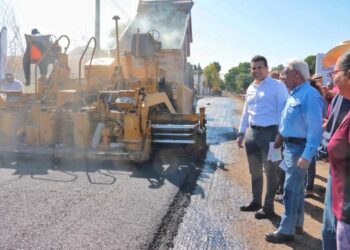 Rompe récord Gobierno de Gattás en pavimentación de calles en Victoria