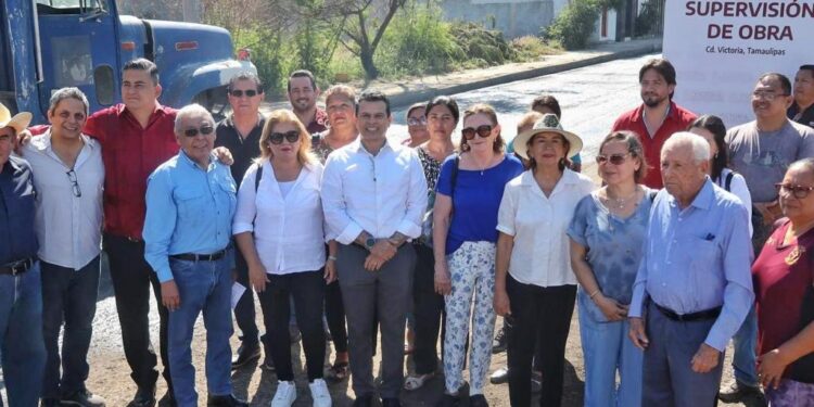 Rompe récord Gobierno de Gattás en pavimentación de calles en Victoria