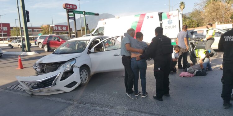 Arrollan a motociclista que se atravesó en Bulevar Tamaulipas de Cd. Victoria