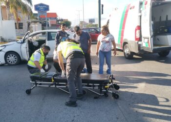Arrollan a motociclista que se atravesó en Bulevar Tamaulipas de Cd. Victoria