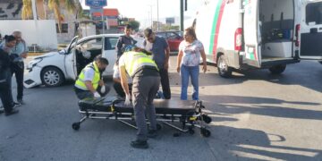 Arrollan a motociclista que se atravesó en Bulevar Tamaulipas de Cd. Victoria