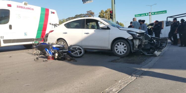 Arrollan a motociclista que se atravesó en Bulevar Tamaulipas de Cd. Victoria